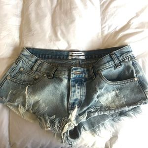 One Teaspoon Cutoff Shorts☀️